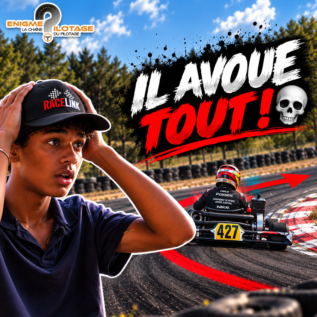 Il avoue tout ! Coaching et analyse karting sur circuit